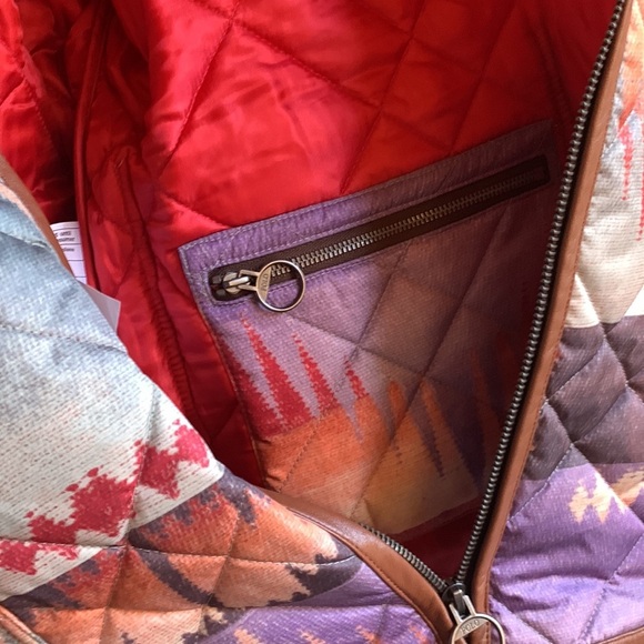 New XXL Polo Ralph Lauren Aztec SW Sunset Quilted Full-Zip Jacket Reversible - Picture 11 of 15